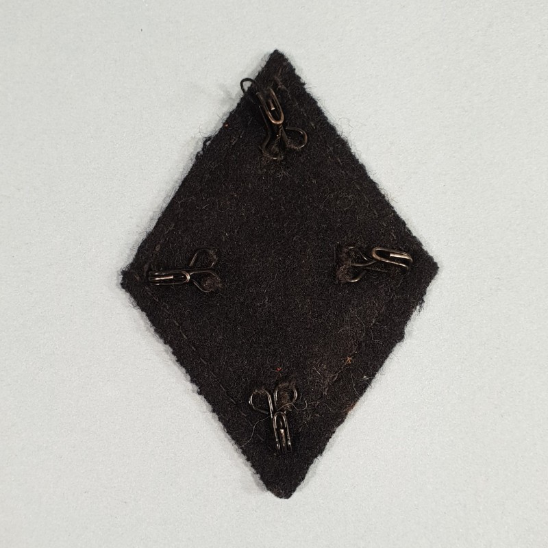 INSIGNE LOSANGE MODELE 1945 DU 17 ème RGP REGIMENT DU GENIE PARACHUTISTE 1950 1960 FOND NOIR TAP